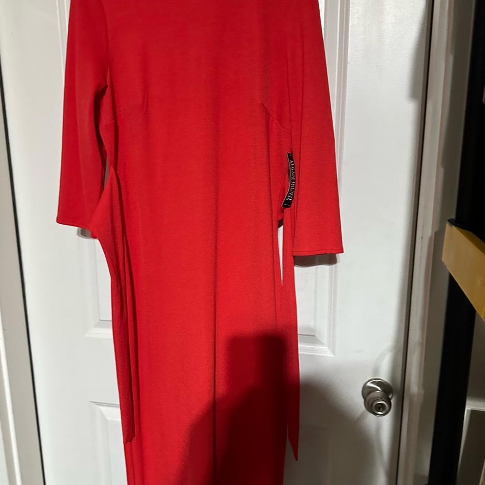 Elegant Reddish Orange Dress